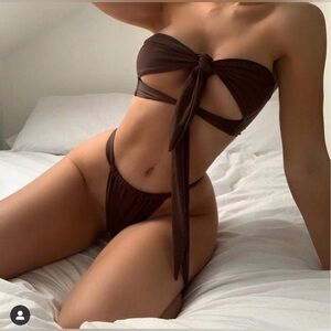 Retrofête•SANORI SWIM• New Small Brown